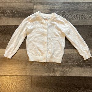 White baby girls cardigan